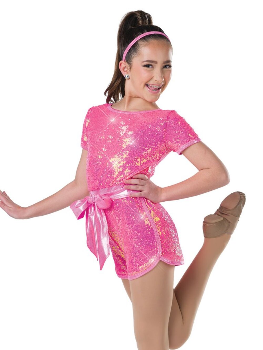 A Wish Come True Dance Costume Jazz Hip-Hop 25323 Pop A Bottle Pink Barbie